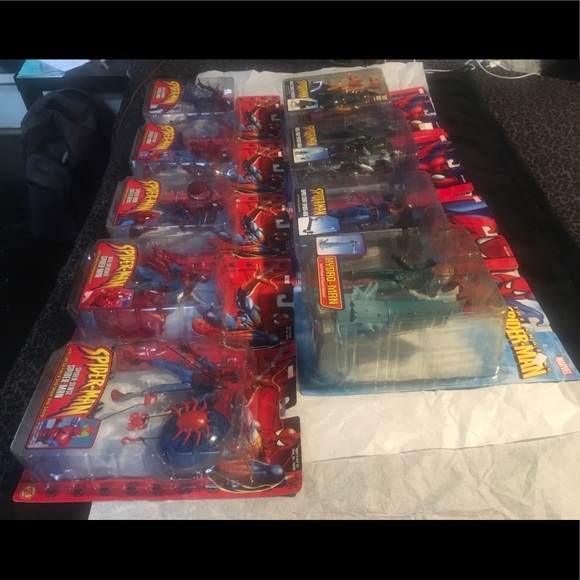 NEW Lot of 9 Spiderman Classics Action Figures - Picture 3 of 12